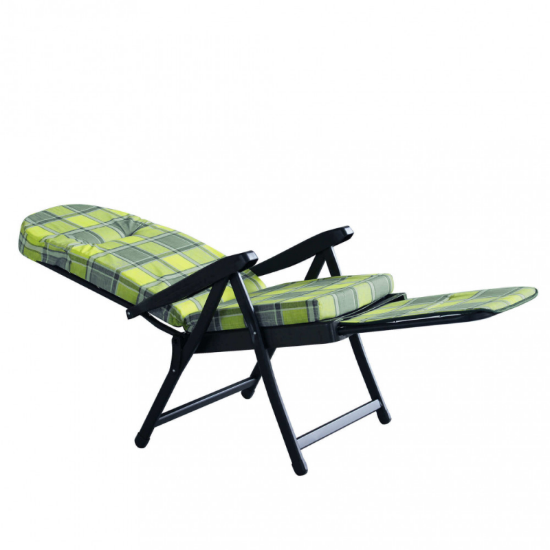 Sdraio Rodi carrello verde grigio scozzese robusta e confortevole