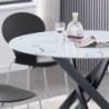 Tavolo Bill White Marble 113 X 113 H4,5 Cm