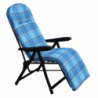 Sdraio Rodi modello automatico blu e azzurro scozzese