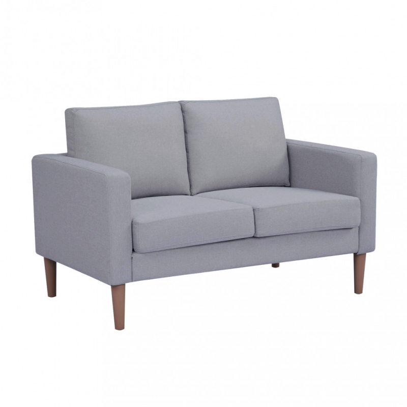 Divano 2 posti Ramsey beige moderno compatto per soggiorno