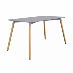 Tavolo Lione 120x80 grigio moderno per cucina e soggiorno