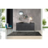 Madia Grande Eddy Black Marble 102 X 51 H.9 Cm