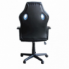 Poltrona da gaming Uncharted blu e nera ergonomica regolabile