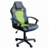 Poltrona da gaming Uncharted verde e nera ergonomica regolabile