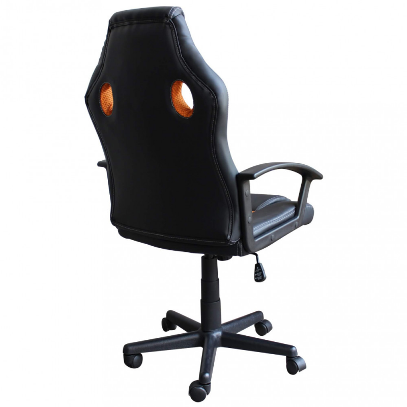 Poltrona da gaming Uncharted rossa e nera ergonomica regolabile
