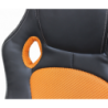 Poltrona da gaming Uncharted rossa e nera ergonomica regolabile