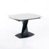 Tavolo Allungabile Twisted Marble 100 X 110 H.13 Cm
