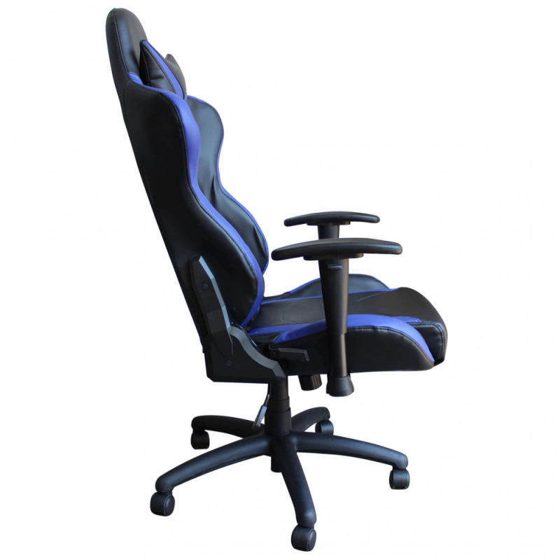 Poltrona da gaming Fallout blu e nera ergonomica regolabile