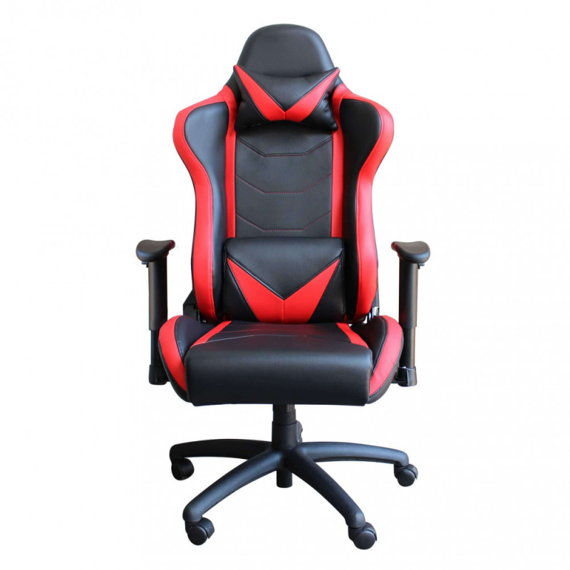 Poltrona da gaming Fallout rossa e nera ergonomica regolabile