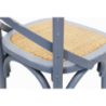 Sedia Cross grigia design versatile per cucina e soggiorno
