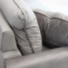 Divano 3 posti Chandler moderno grigio comfort per soggiorno