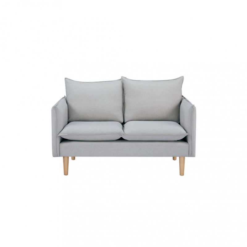 Divano 2 posti Florin moderno grigio comfort per soggiorno
