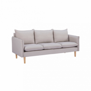 Divano 3 posti Florin beige moderno per soggiorno e living