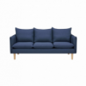Divano 3 posti Florin blu moderno per soggiorno e living