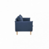 Divano 3 posti Florin blu moderno per soggiorno e living