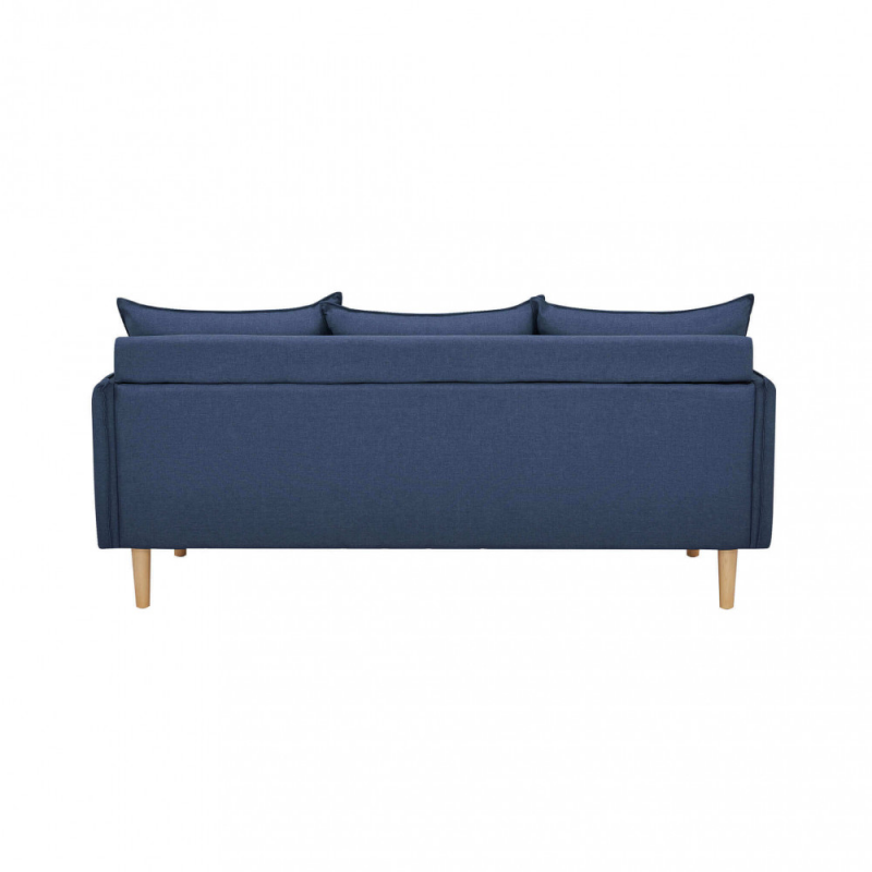 Divano 3 posti Florin blu moderno per soggiorno e living