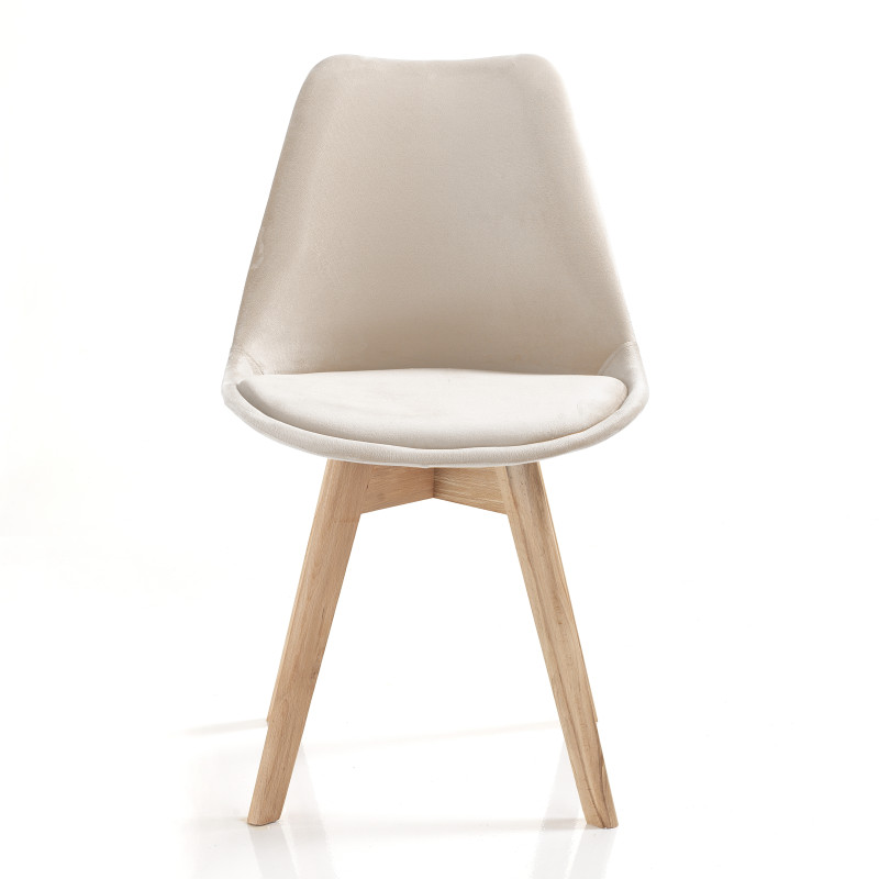 Sedia Kiki Soft Beige 65 X 47 X 50 Cm