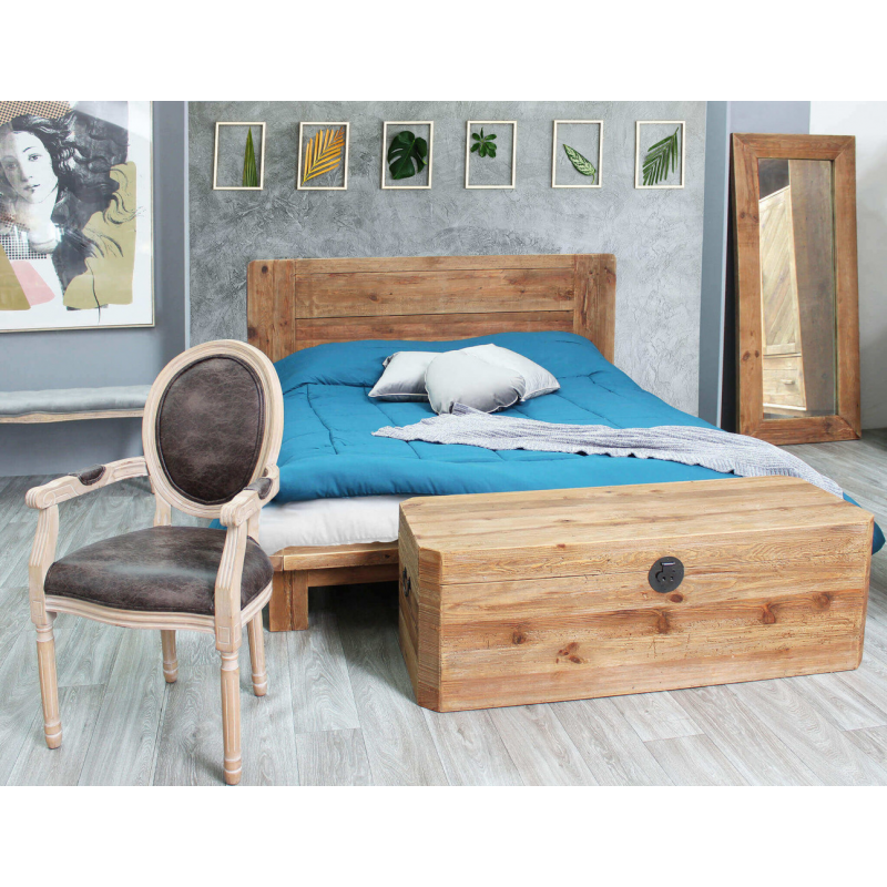 Set 2 Poltrone Constance ecopelle nera moderne per soggiorno