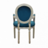 Set 2 poltrone Constance velluto blu moderne per salotto