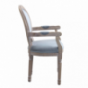 Set 2 poltrone Constance velluto grigio moderne e confortevoli