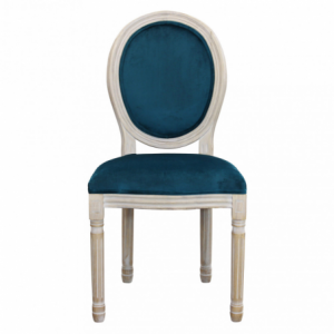 Zoom Set di 2 SEDIE CONSTANCE IN VELLUTO BLU