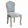 Set di 2 SEDIE CHARLENE IN VELLUTO GRIGIO