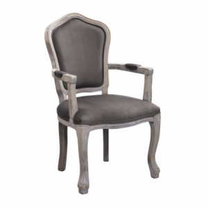 Set 2 poltrone Charlene in velluto taupe eleganti e moderne