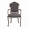Set 2 poltrone Charlene in velluto taupe eleganti e moderne