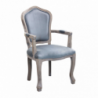 Set 2 poltrone Charlene velluto grigio imbottite moderne eleganti