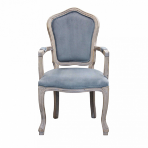 Zoom Set di 2 POLTRONE CHARLENE IN VELLUTO GRIGIO