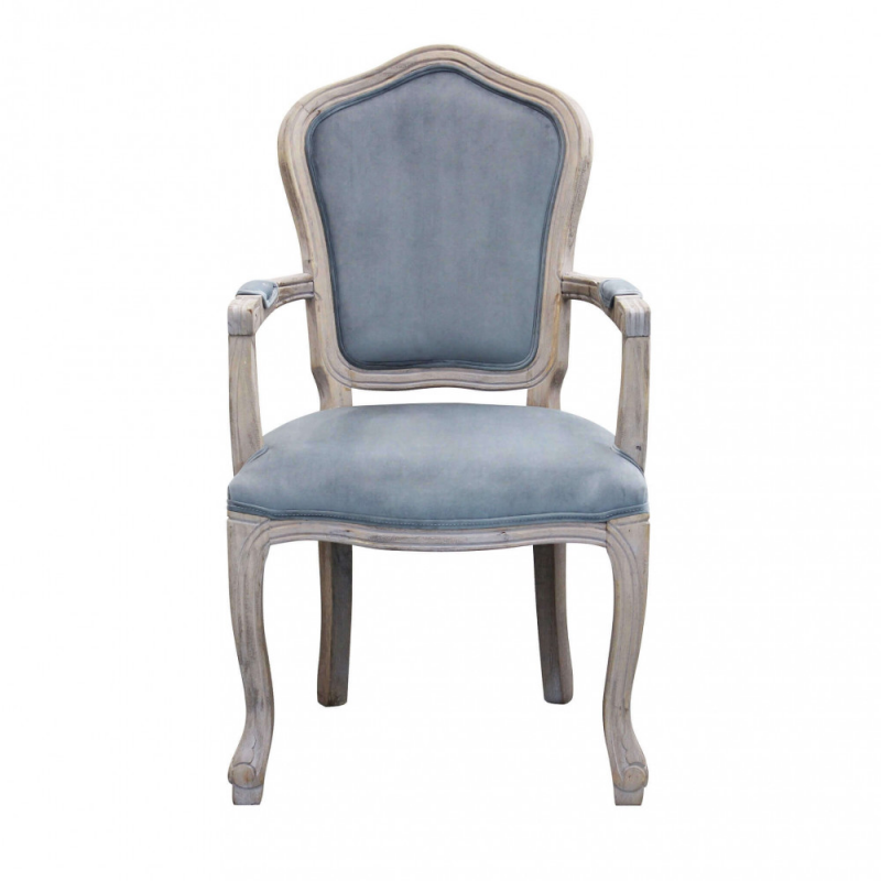 Set 2 poltrone Charlene velluto grigio imbottite moderne eleganti