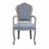 Set 2 poltrone Charlene velluto grigio imbottite moderne eleganti