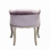 Set 2 poltrone Coreen velluto rosa imbottite eleganti moderne