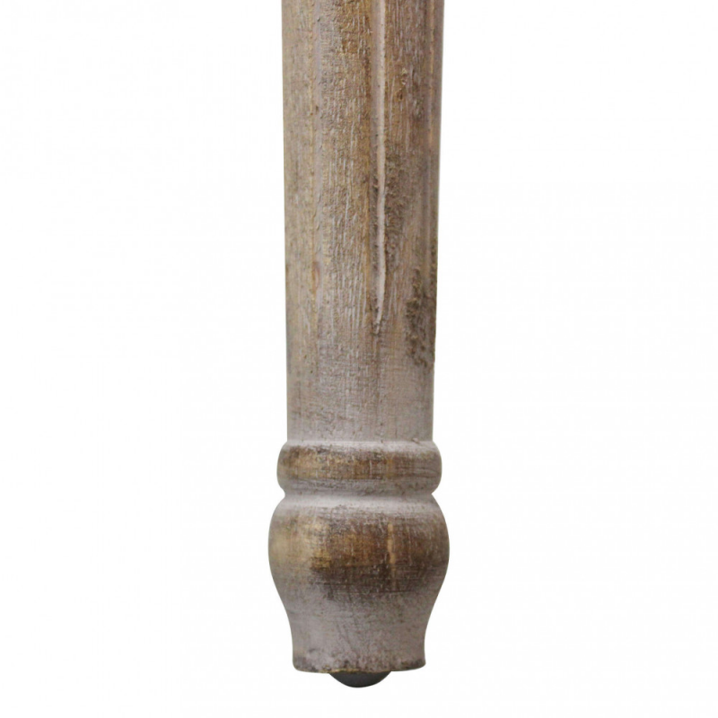 Set 2 Panche Margi in ecopelle vintage grigio per soggiorno