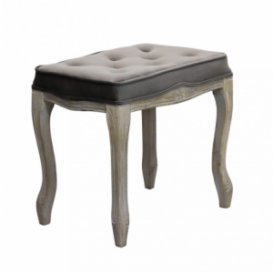Set 2 sgabelli Marly in velluto taupe moderni per soggiorno