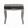 Set 2 sgabelli Marly in velluto taupe moderni per soggiorno