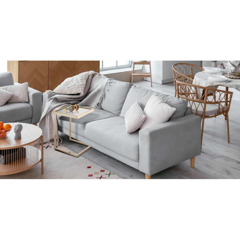 Tavolino / Comodino Tati Gold 56 X 44 H.8,5 Cm