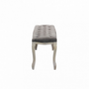 Set 2 panche Misty in velluto taupe moderne per soggiorno