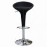 Set 2 sgabelli Jago neri moderni regolabili per cucina e bar