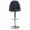 Set 2 sgabelli Flynn in metallo e legno per cucina e bar