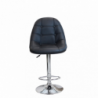 Set 2 sgabelli Flynn in metallo e legno per cucina e bar