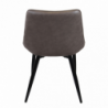 Set 4 poltrone Winona in ecopelle moderne per soggiorno e sala