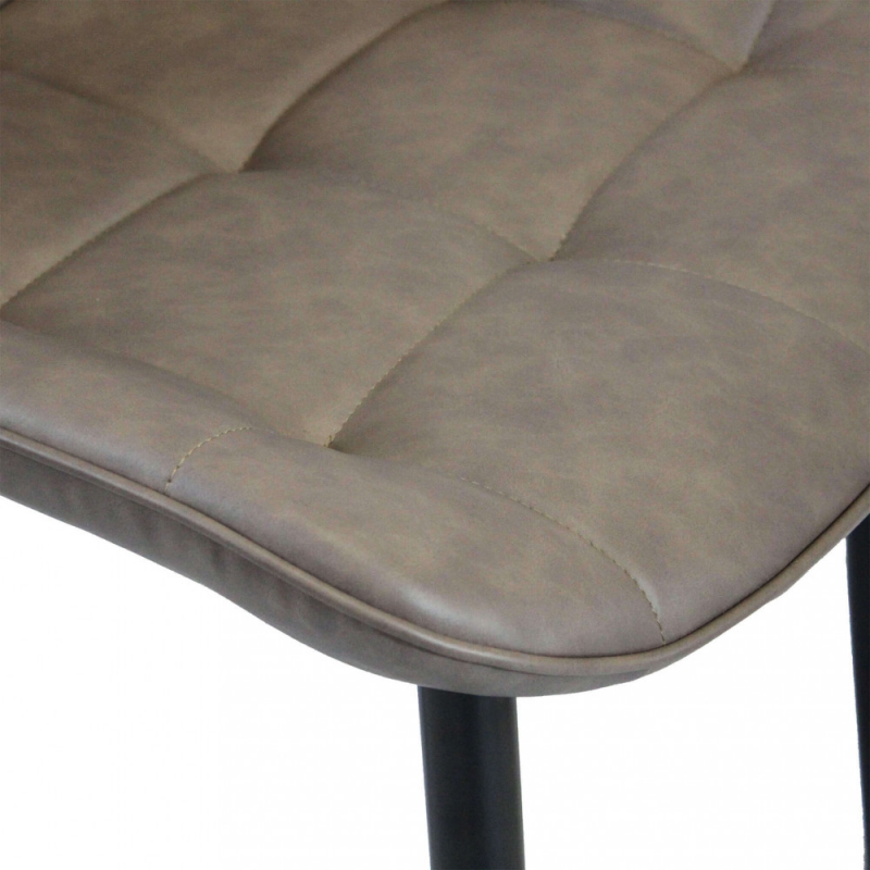 Set 4 poltrone Winona in ecopelle moderne per soggiorno e sala