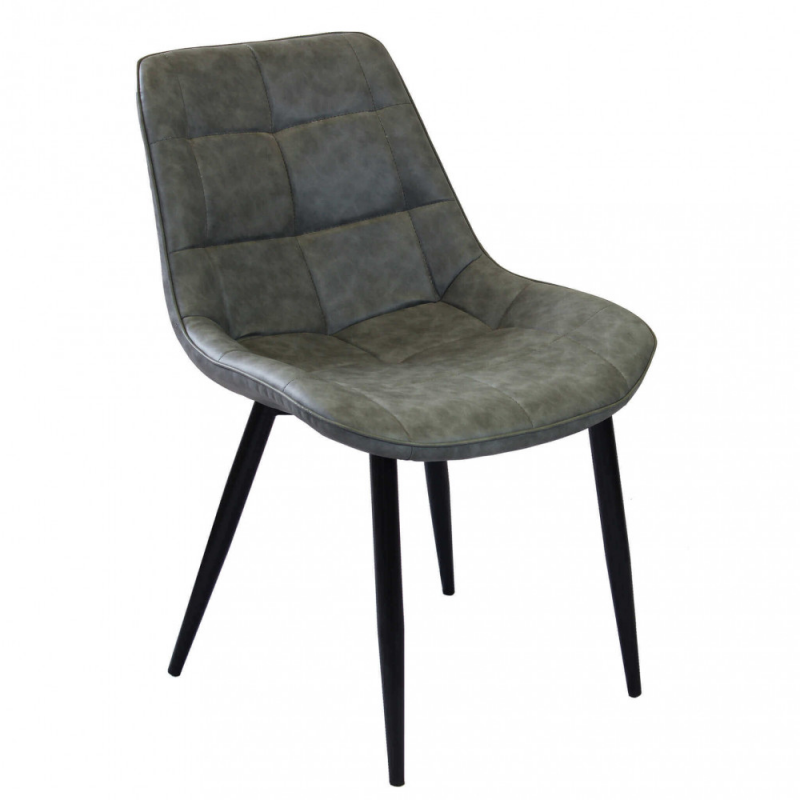 Set 4 poltrone Winona in ecopelle moderne per soggiorno e sala