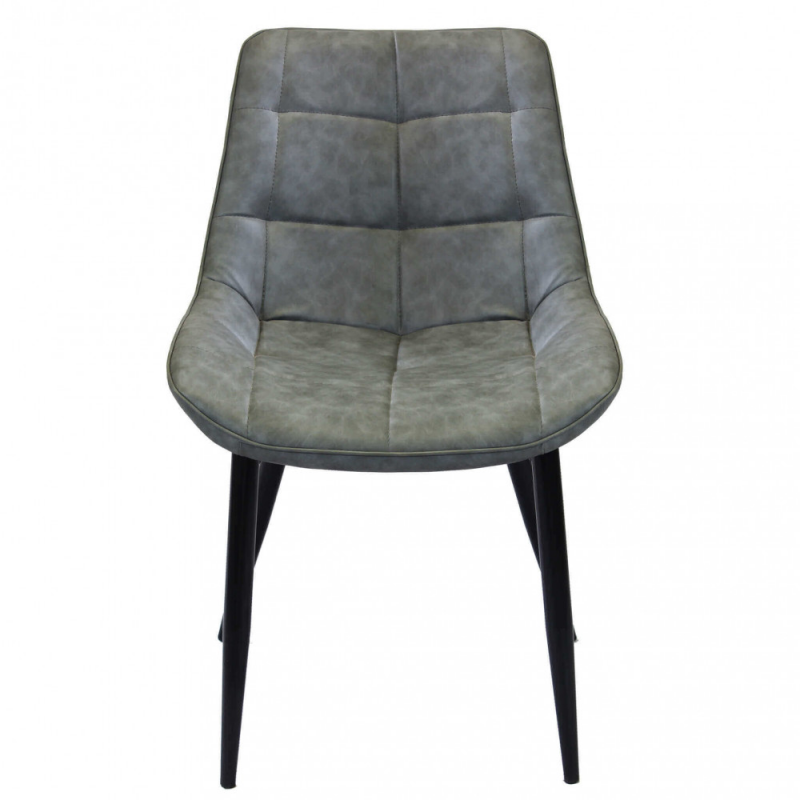Set 4 poltrone Winona in ecopelle moderne per soggiorno e sala
