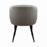 Set 2 poltrone Yasmina in velluto classiche per soggiorno elegante
