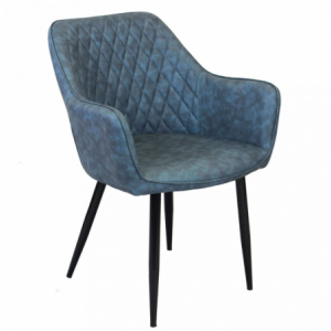 Set 2 poltrone Sindy in ecopelle classiche per soggiorno elegante