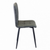 Set 4 poltrone Rosalyn in ecopelle classiche per soggiorno elegante