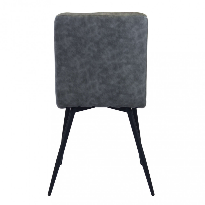 Set 4 poltrone Rosalyn in ecopelle classiche per soggiorno elegante