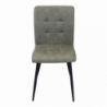 Set 4 poltrone Rosalyn in ecopelle classiche per soggiorno elegante